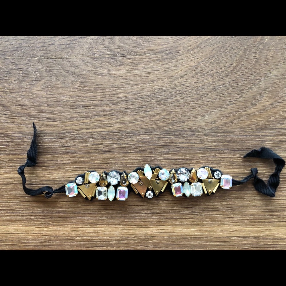 Jcrew Tie Crystal Cuff